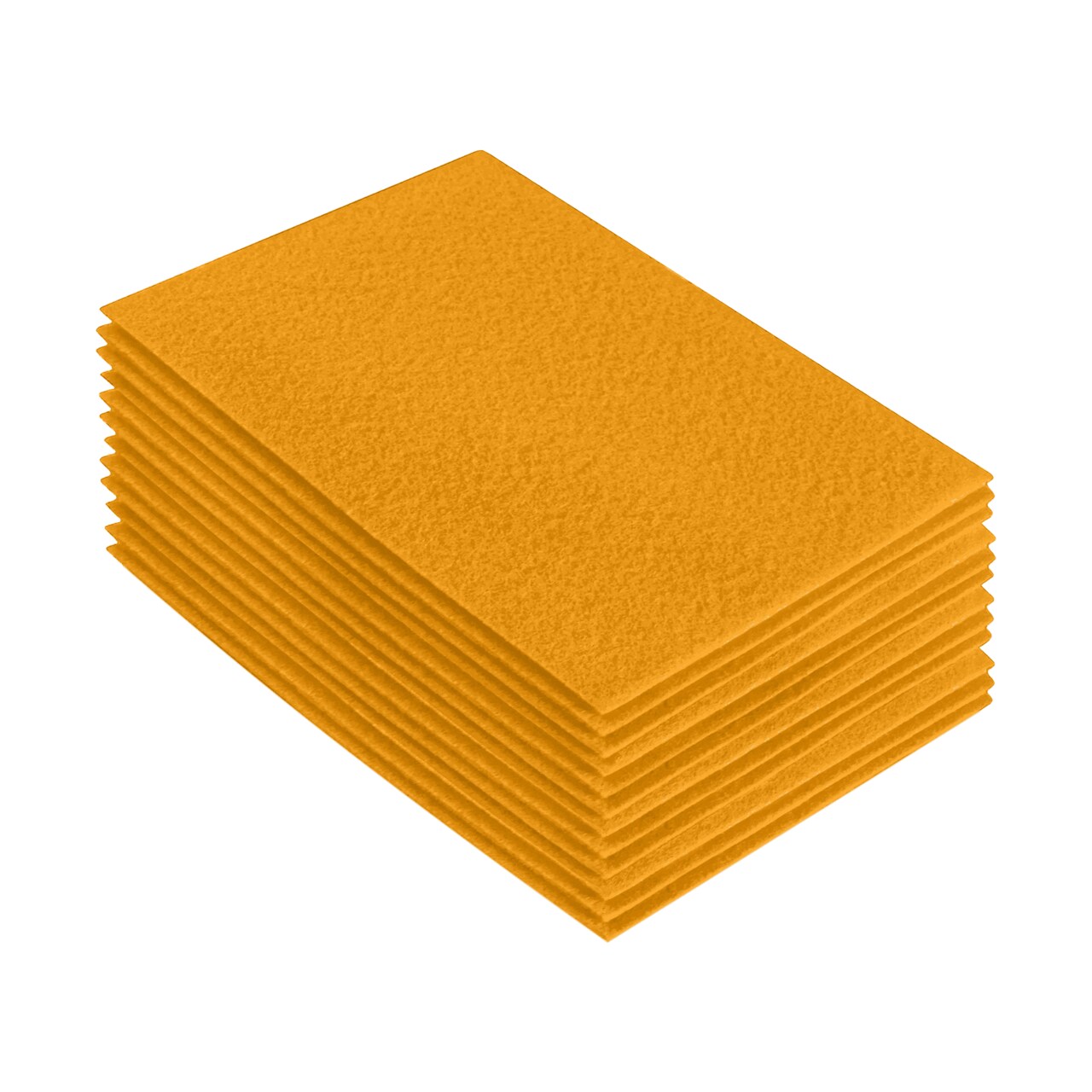 FabricLA Acrylic Felt Sheets for Crafts - Precut 9" X 12" Inches (20 cm X 30 cm) Felt Squares - Use Felt Fabric Craft Sheets for DIY, Hobby, Costume, and Decoration | Gold - 12 Pieces